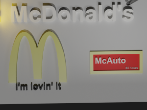 mcdonalds pack Modello 3D