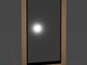 mirror low cuality Model 3D