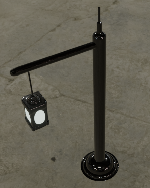 street light mdium cuality Model 3D .c4d .max .obj .3ds .fbx .stl .blend 