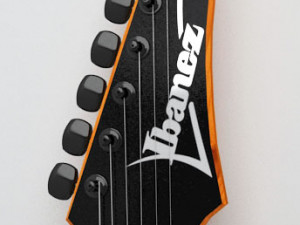 ibanez rgseries guitar Modèle 3D