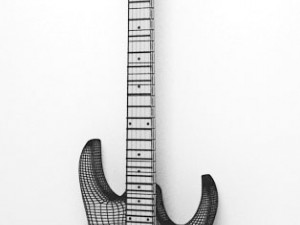 ibanez rgseries guitar Modèle 3D