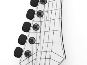 ibanez rgseries guitar Modèle 3D