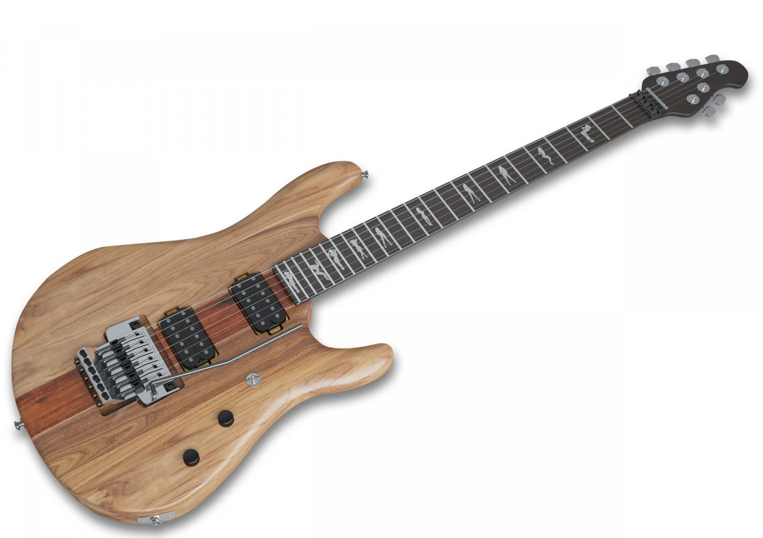 guitar music man 3D Model .c4d .max .obj .3ds .fbx .stl .blend 