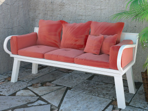 bench garden 3D Model