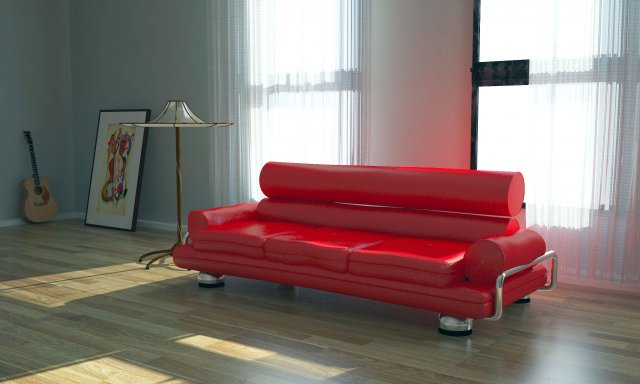 couchtube Modèle 3D .c4d .max .obj .3ds .fbx .stl .blend 