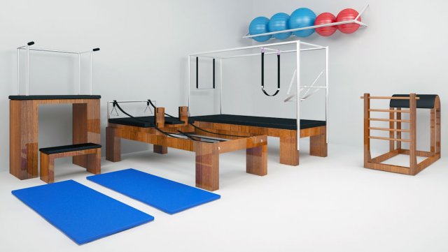 pilates kit 3D मॉडल .c4d .max .obj .3ds .fbx .stl .blend