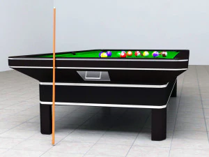 Biliardo-biliardo-ping-pong 8 palline Modello 3D