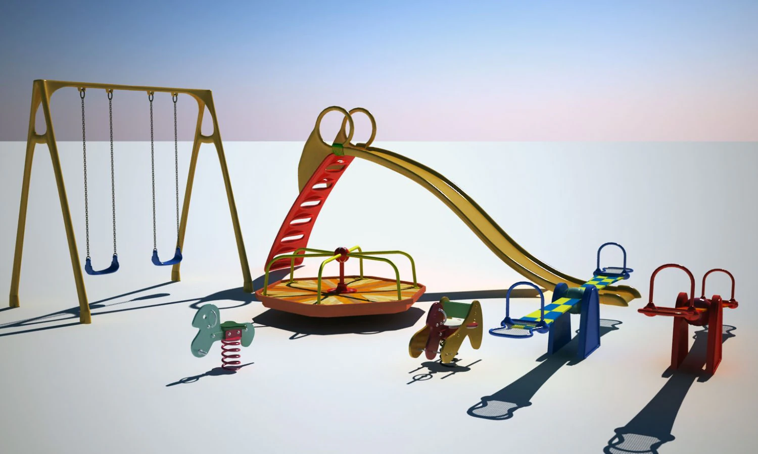 playground toys 3D Model .c4d .max .obj .3ds .fbx .stl .blend 