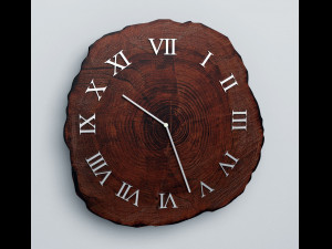 rustic clock Modèle 3D