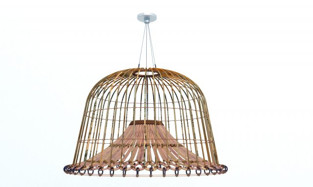 basket pendant light 3D Модель .c4d .max .obj .3ds .fbx .stl .blend 