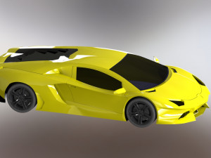 lamborghinii aventador 3Dモデル