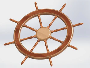 gemi direksiyonu 3D Model