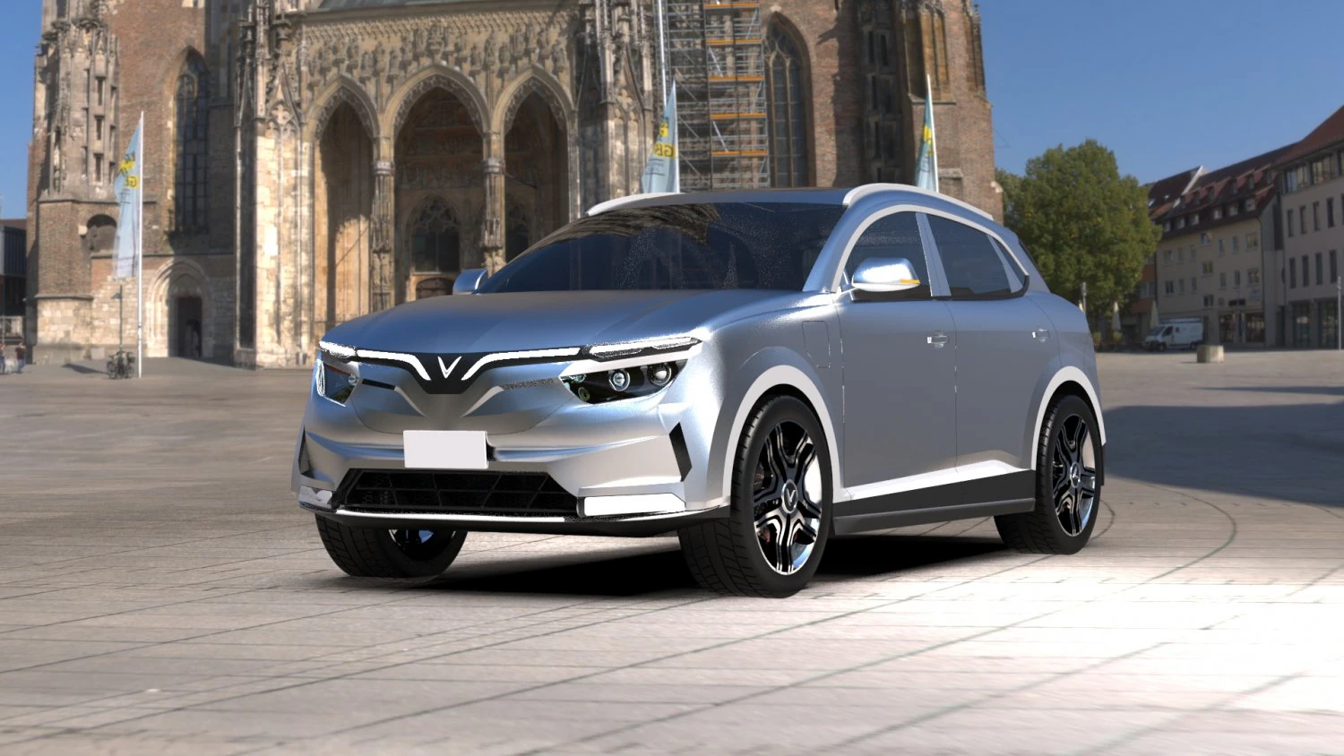 車 - ビンファスト VF E35 3Dモデル .c4d .max .obj .3ds .fbx .stl .blend 