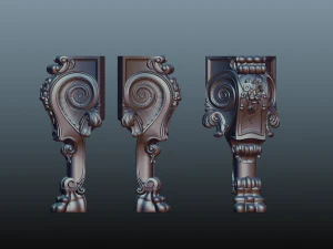 perna de mesa Modelo 3D