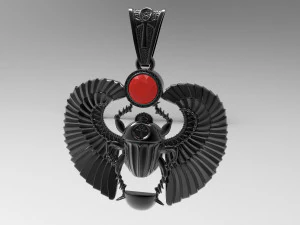 escarabajo colgante Modelo 3D
