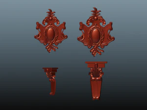 патрон і кронштейн 3D Модель