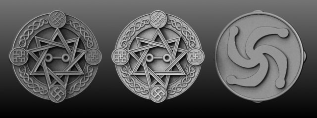 the slavic amulet 3D Принт Модель .c4d .max .obj .3ds .fbx .stl .blend