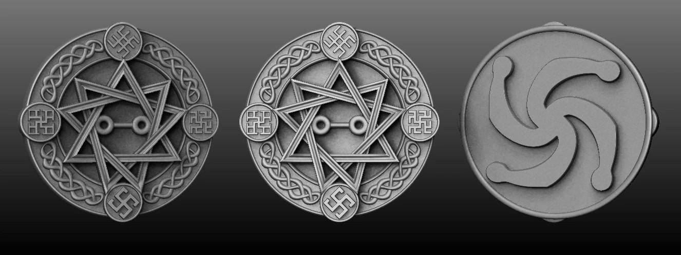 the slavic amulet 3D Print Model .c4d .max .obj .3ds .fbx .stl .blend 