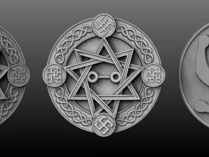 o amuleto eslavo Modelo de Impressão 3D