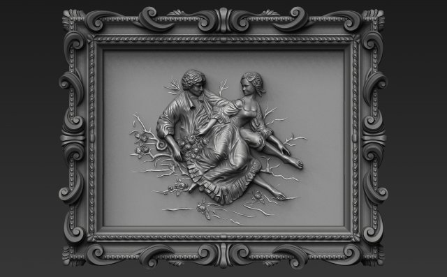 amour 3Dプリントモデル .c4d .max .obj .3ds .fbx .stl .blend 