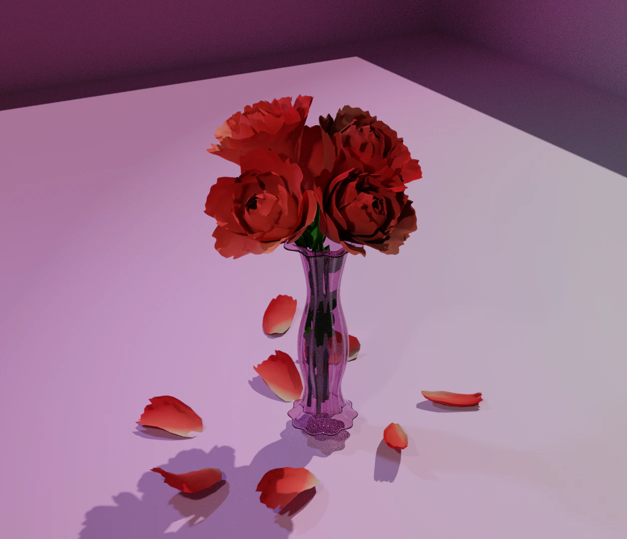 rose 3D Model .c4d .max .obj .3ds .fbx .stl .blend 
