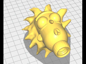 Ricks Zahnpasta-Stecker 3D Druckmodell