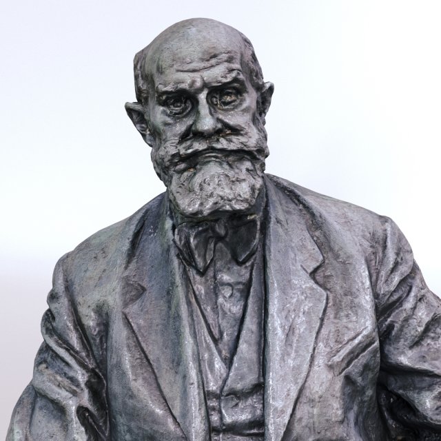 pavlov monument 3D 모델 .c4d .max .obj .3ds .fbx .stl .blend 