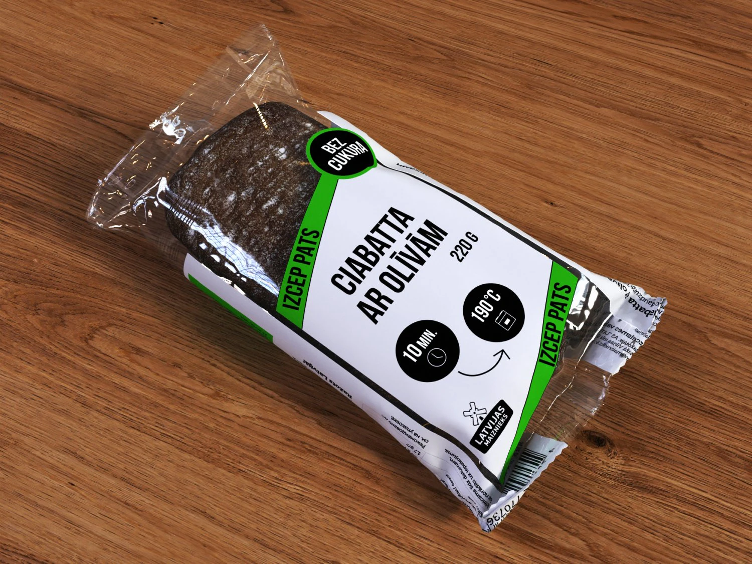 ciabatta pack 3D Model .c4d .max .obj .3ds .fbx .stl .blend 