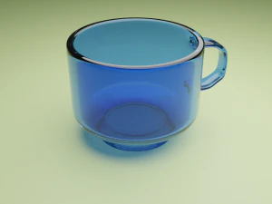 cucciolo di vetro Modello 3D