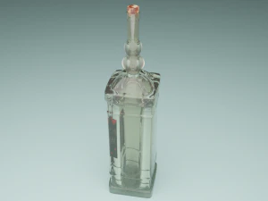 bottle of rum 3D Model