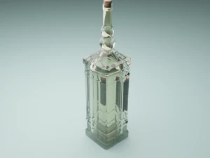 bottle of rum 3D Model