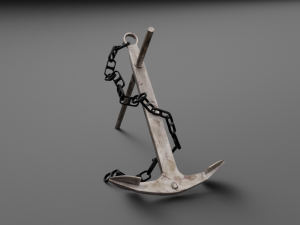 ship anchor 3d 3D Model