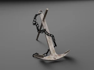 ship anchor 3d 3D Model