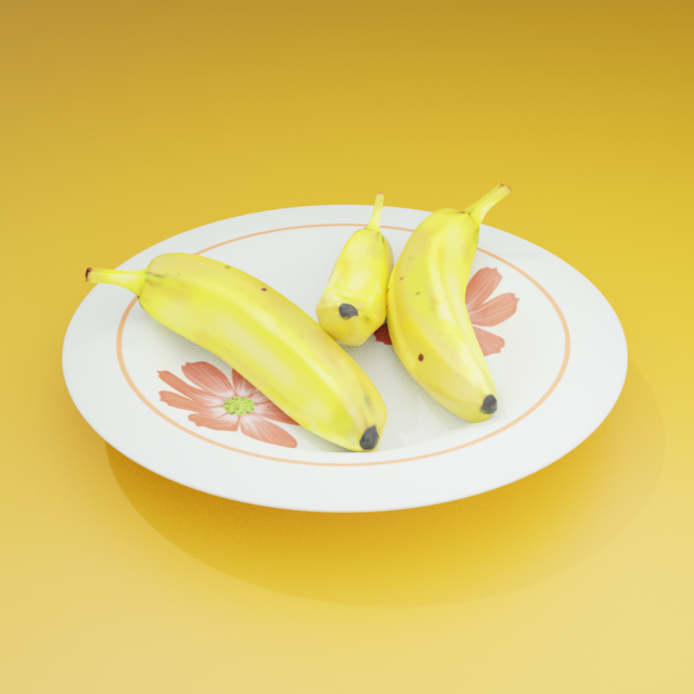 banana in a plate 3d 3D मॉडल .c4d .max .obj .3ds .fbx .stl .blend 