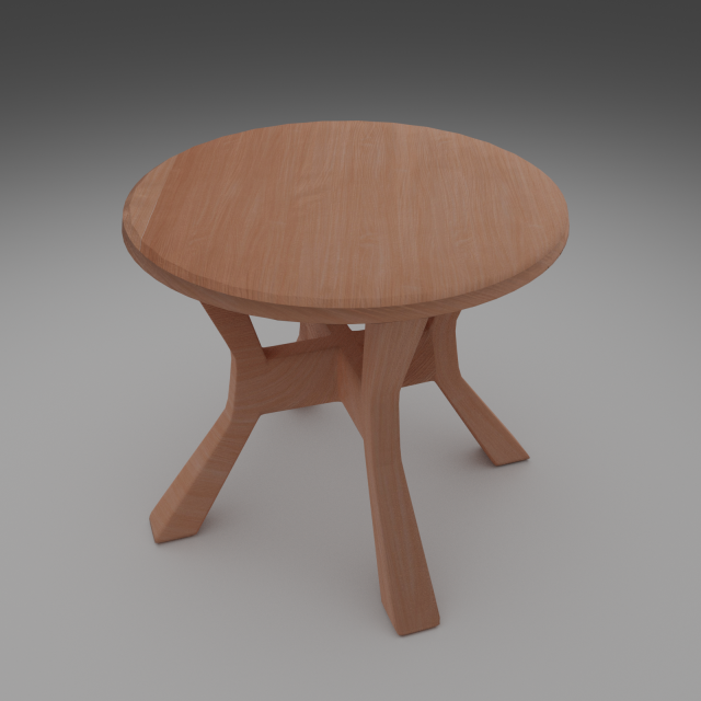 mini chair 3d for unreal engine 4 low-poly 3D 模型 .c4d .max .obj .3ds .fbx .stl .blend 