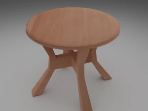 mini chair 3d for unreal engine 4 low-poly 3D Model