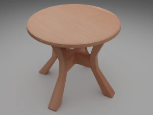 mini chair 3d for unreal engine 4 low-poly 3D Model