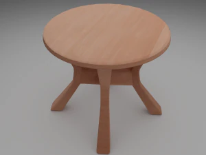 mini chair 3d for unreal engine 4 low-poly 3D Model