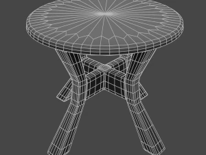 mini chair 3d for unreal engine 4 low-poly 3D Model