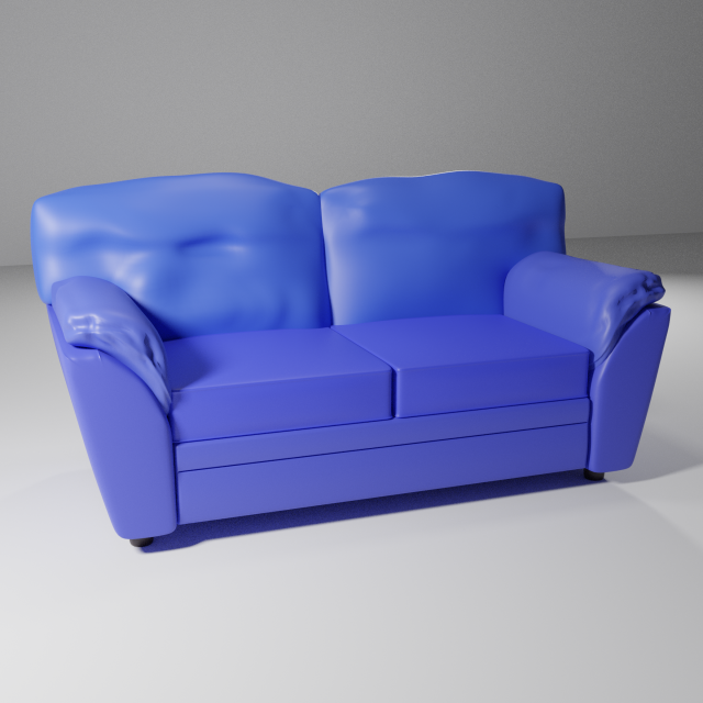 sofa with baron mechanism 3D Model .c4d .max .obj .3ds .fbx .stl .blend 