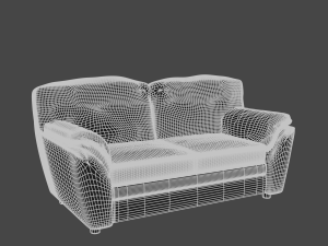sofa with baron mechanism 3D Model