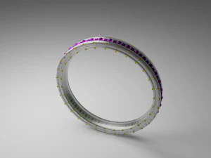 diamond engagement ring 3d 3D Model