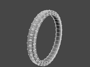 diamond engagement ring 3d 3D Model