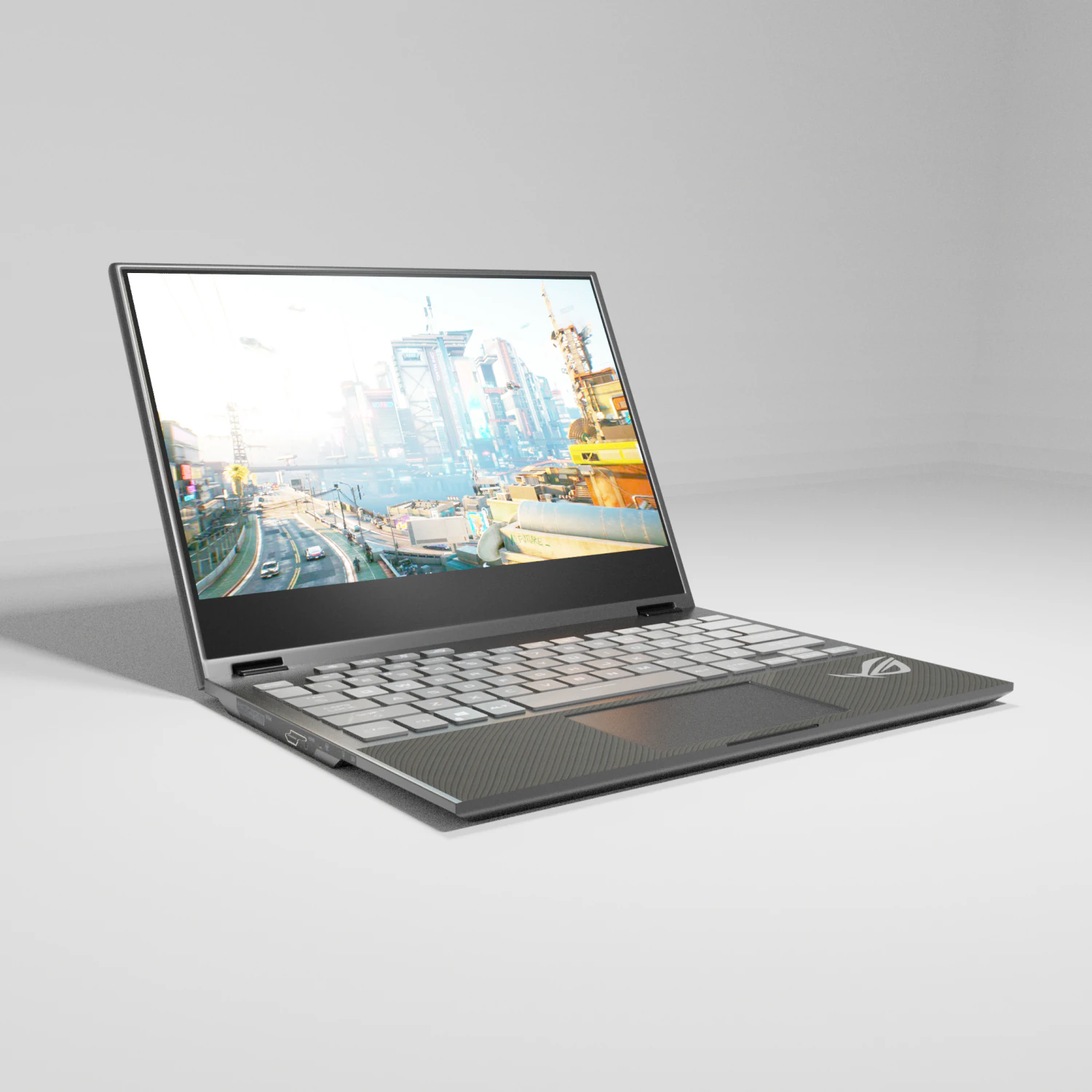 asus rog flow notebook 3D Model .c4d .max .obj .3ds .fbx .stl .blend 