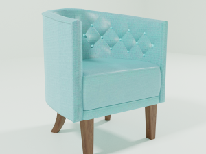 2021 style armchair 3D मॉडल