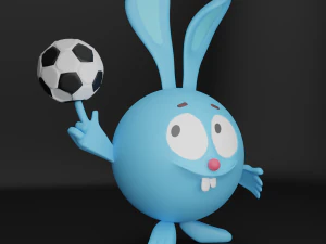 来自 smeshariki 3d 的克拉什兔子 3D 打印模型