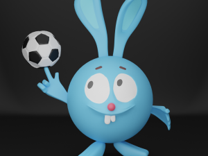 krash rabbit from smeshariki 3d 3D Принт Модель