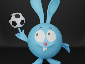 krash rabbit from smeshariki 3d 3D Print Model