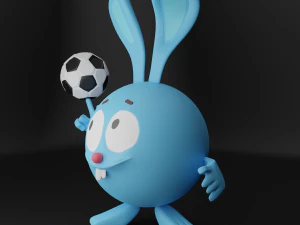 krash rabbit from smeshariki 3d 3D Print Model