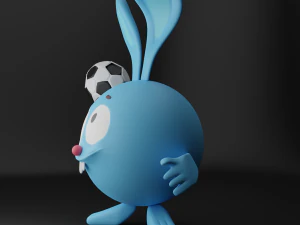 krash rabbit from smeshariki 3d 3D Print Model